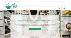 Desktop Screenshot of crueltyfreeshop.com.au