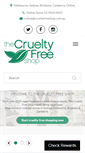 Mobile Screenshot of crueltyfreeshop.com.au